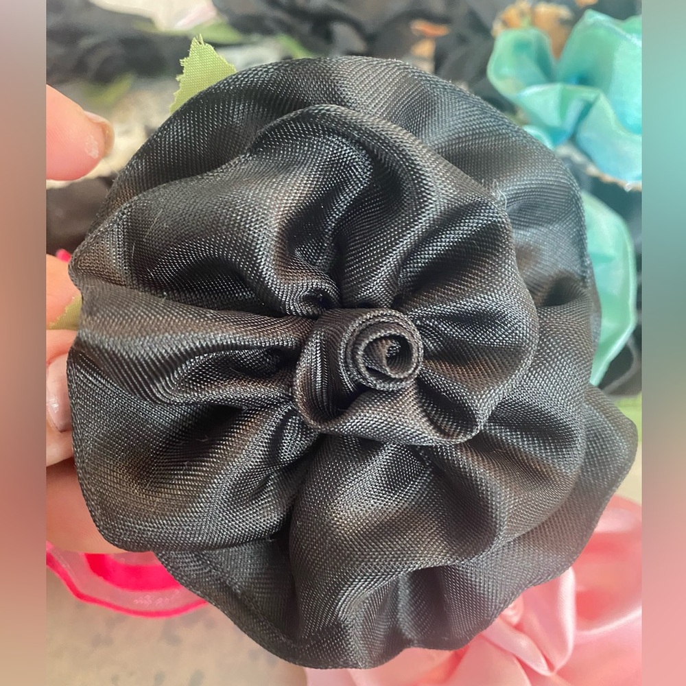 Handcrafted Rose Pin. Hat Brooch. Jacket Accessory.Hair Pin Women’s Accessory